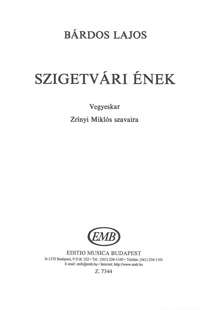 Szigetvári ének